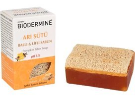 Biodermine Doğal Kabak Lifli Arı Sütü Ballı-Kabak Lifli Katı Sabun 130 gr