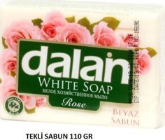 Dalan Beyaz Katı Sabun-Gül Katı Sabun 110 gr