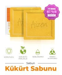 Aizen Kükürtlü Katı Sabun 2x150 gr