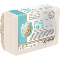 Organik Hekim Beyazlatıcı Etkili Organik Pirinç Katı Sabun 120 gr