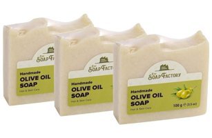 The Soap Factory El Yapımı Zeytinyağlı Katı Sabun 3x100 gr