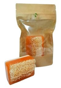 Naturaly El Yapımı Bal-Eşek Sütü-Kabak Lifli Katı Sabun 120 gr