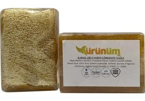 Ürünüm Şifalı Bitkiler Gliserinli-Kabak Lifli-Çörek Otu Katı Sabun 100 gr