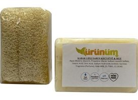Ürünüm Şifalı Bitkiler Kabak Lifli-Keçi Sütlü-Muz Katı Sabun 100 gr