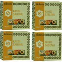 Biotama Doğal Kayısı Katı Sabun 4x150 gr