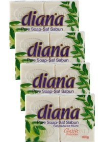 Diana Beyaz Katı Sabun Katı Sabun 4x800 gr