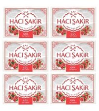 Hacı Şakir Gül Katı Sabun 6x600 gr