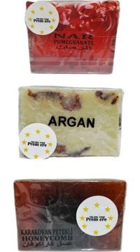 Monsieur Premiere Argan-Bal Petekli-Nar Katı Sabun 3x120 gr
