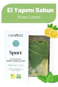 Cosmolive El Yapımı Limon-Nane Katı Sabun 100 gr