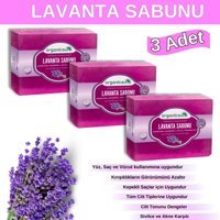 Organicsun Doğal Lavanta Katı Sabun 3x140 gr