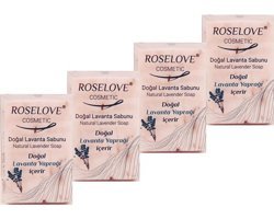 Roselove Bebek Lavanta Katı Sabun 4x150 gr