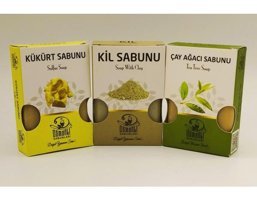 Osmanlı Kil-Kükürt-Çay Ağacı Katı Sabun 3x100 gr