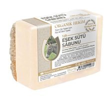 Organik Hekim Doğal Organik Eşek Sütü-Kabak Lifli Katı Sabun 120 gr