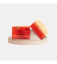 Natural White Doğal Kabak Lifli Gül-Kabak Lifli Katı Sabun 130 gr