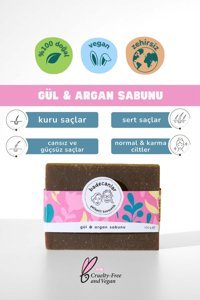 Badecanlar Argan-Gül Katı Sabun 100 gr