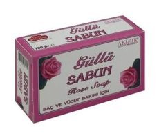 Akışık Bitkisel Gül Katı Sabun 100 gr