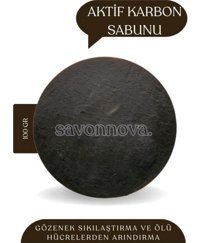 Savonnova Leke Karşıtı Aktif Karbon Katı Sabun 100 gr