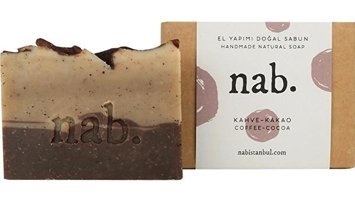 Nab. Doğal El Yapımı Kahve-Kakao Katı Sabun 100 gr