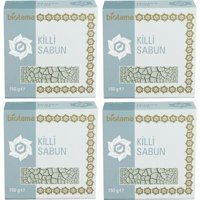 Biotama Doğal Kil Katı Sabun 4x150 gr