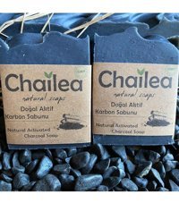 Chailea Doğal El Yapımı Kömür Katı Sabun 2x100 gr