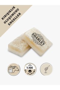Sharley Doğal Kabak Lifli Ballı-Kabak Lifli-Keçi Sütü Katı Sabun 100 gr