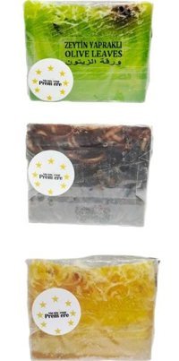 Monsieur Premiere Çikolata-Limon-Zeytin Yapraklı Yapraklı Katı Sabun 3x120 gr