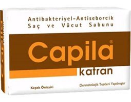 Capila Saç Ve Vücut Için Kepeğe Karşı Katran Katı Sabun 90 gr