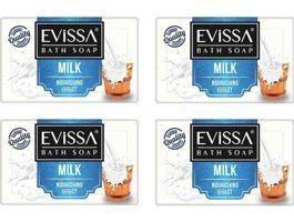 Evissa Süt Katı Sabun 4x150 gr
