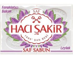 Hacı Şakir Beyaz Katı Sabun-Leylak Katı Sabun 600 gr