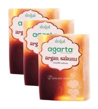 Agarta Doğal Argan Yağı Katı Sabun 3x150 gr