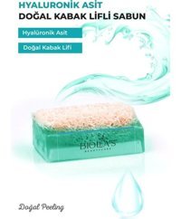 Biolea's Doğal Kabak Lifli Hyalüronik Asit-Kabak Lifli Katı Sabun 110 gr