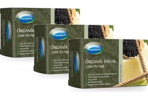 Mecitefendi Organik Çörekotlu Katı Sabun 3x125 gr