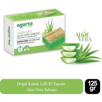 Agarta El Yapımı Doğal Aloe Vera-Kabak Lifli Katı Sabun 2x125 gr