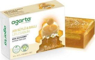 Agarta El Yapımı Doğal Arı Sütlü Ballı Katı Sabun 150 gr