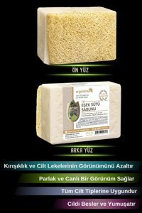Organicsun Doğal Eşek Sütü-Kabak Lifli Katı Sabun 120 gr