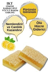 Ikt Doğal Limonlu Kabak Lifli Katı Sabun 100 gr