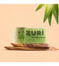 Zuri Design Doğal Kabak Lifli Aloe Vera-Kabak Lifli Katı Sabun 130 gr