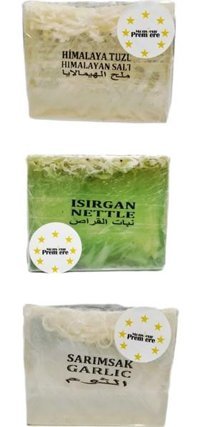 Monsieur Premiere Himalaya Tuzu-Isırgan-Sarımsak Katı Sabun 130 gr