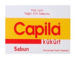 Capila Yağlı Ciltler Kükürtlü Katı Sabun 90 gr