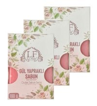 Lafune Doğal Gül Katı Sabun 3x100 gr