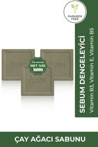 Aizen Akne Karşıtı Çay Ağacı Katı Sabun 3x150 gr