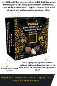 Paksa Aktif Karbon Aktif Karbon Katı Sabun 2x125 gr