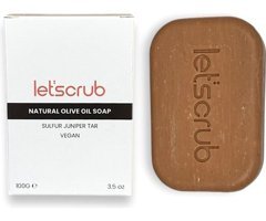 Let'Scrub Doğal Kükürt-Zeytinyağlı Katı Sabun 100 gr
