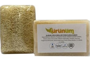 Ürünüm Şifalı Bitkiler Gliserinli-Kabak Lifli-Shea Butter Katı Sabun 100 gr