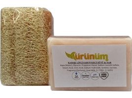 Ürünüm Şifalı Bitkiler Kabak Lifli-Keçi Sütlü-Nar Katı Sabun 100 gr