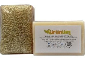 Ürünüm Şifalı Bitkiler Gül-Kabak Lifli-Keçi Sütlü Katı Sabun 100 gr