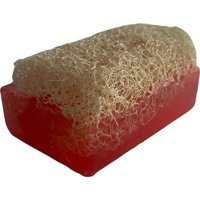 Ntshinee Doğal Kabak Lifli Gül-Kabak Lifli Katı Sabun 130 gr
