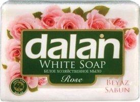 Dalan Beyaz Katı Sabun-Gül Katı Sabun 4x150 gr