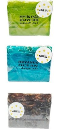Monsieur Premiere Çikolata-Okyanus-Zeytinyağlı Katı Sabun 3x120 gr