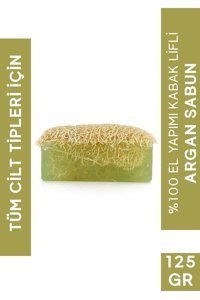 Shaka Doğal Kabak Lifli Argan-Kabak Lifli Katı Sabun 120 gr